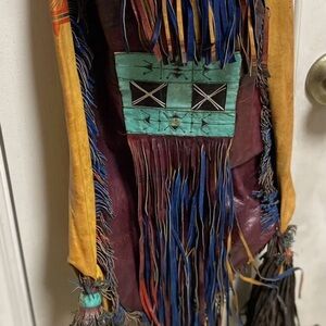 Collector’s Antique Fringed Camel Saddle Bag from Northern Sahara Desert